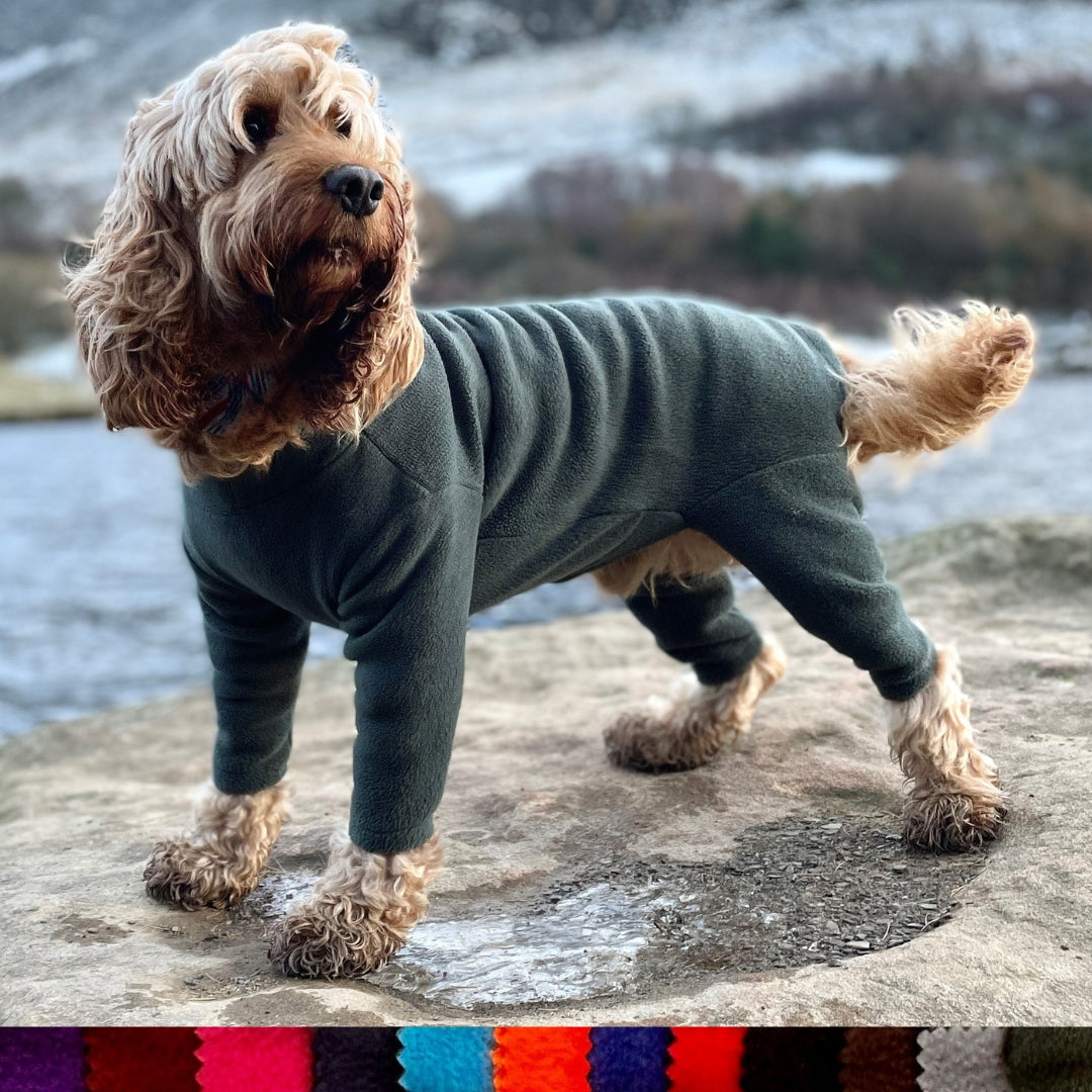 4 Leg Fleece Dog Suit